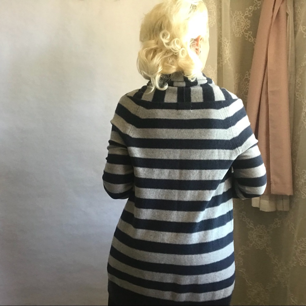 JOIE Cashmere Long Cardigan Striped - Picture 8 of 8